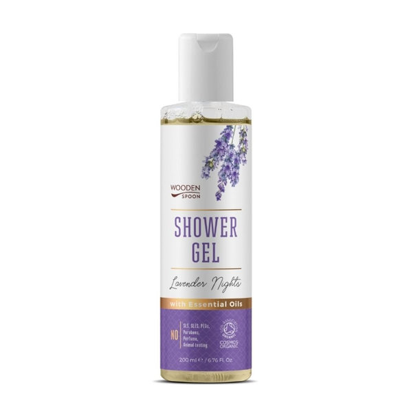 Wooden Spoon sprchový gel Levandulové noci 200 ml
