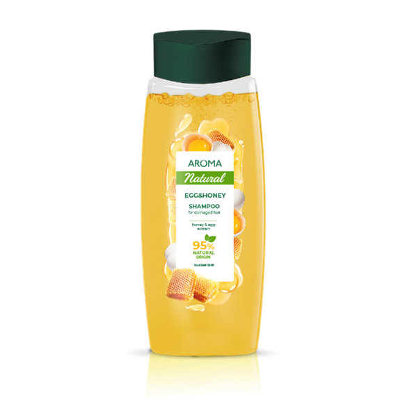 Aroma Egg & Honey šampon na poškozené vlasy 400 ml