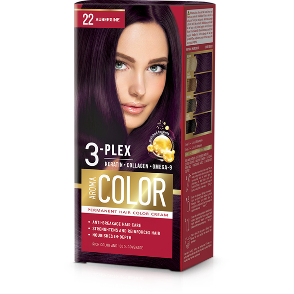 Aroma Color barva na vlasy lilková č. 22