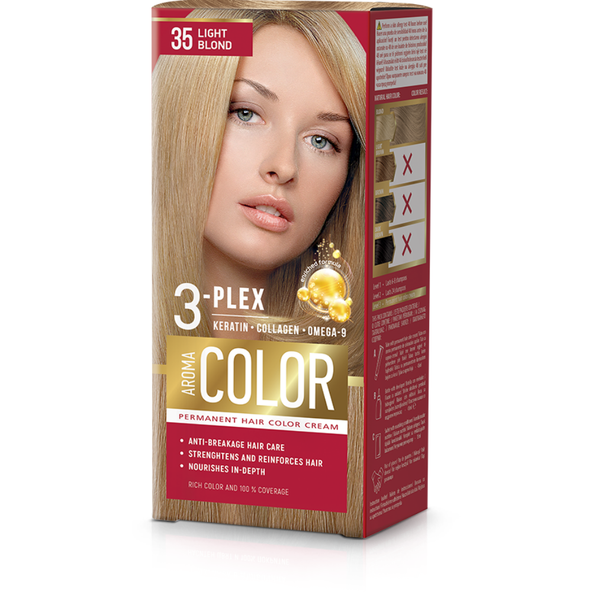 Aroma Color barva na vlasy světlá blond č. 35