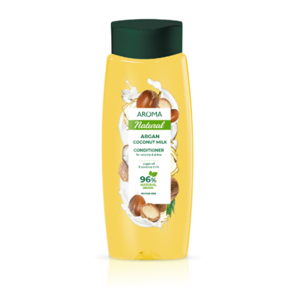 Aroma Argan & Coconut Milk kondicionér pro objem a lesk 400 ml