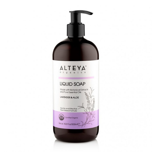 Alteya Organics tekuté mýdlo Levandule & Aloe 500 ml