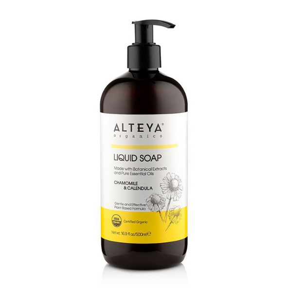 Alteya Organics tekuté mýdlo Heřmánek & Měsíček 500 ml