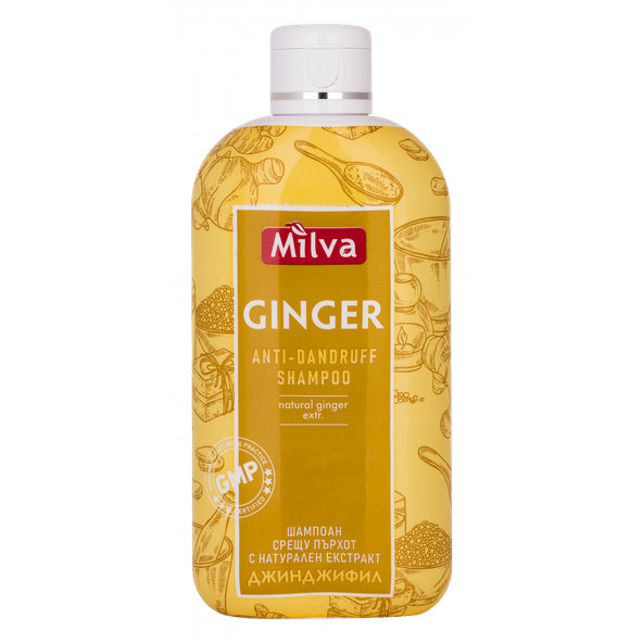 MILVA šampon zázvor proti lupům 200 ml