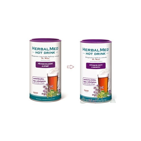Herbalmed HOT DRINK Dr. Weiss – dýchací cesty a imunita 180 g