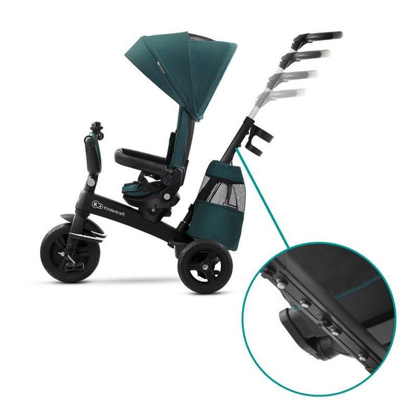 Kinderkraft trojkolka Easytwist Midnight Green
