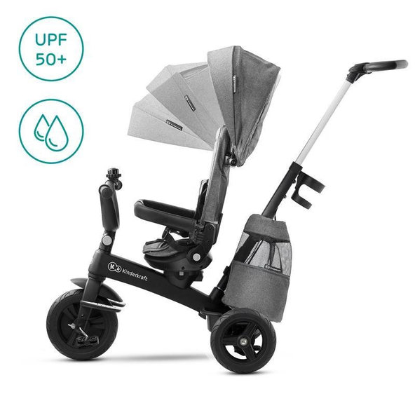 Kinderkraft trojkolka Easytwist Platinum Grey
