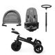 Kinderkraft trojkolka Easytwist Platinum Grey