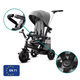 Kinderkraft trojkolka Easytwist Platinum Grey