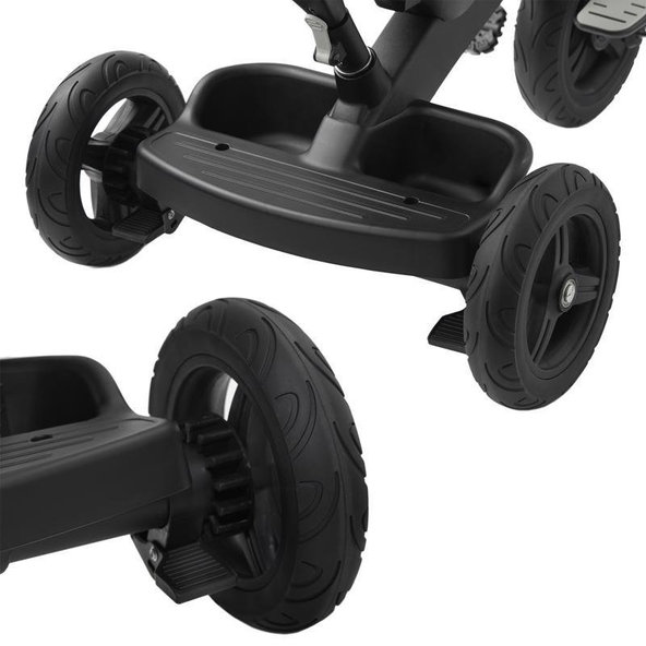 Kinderkraft trojkolka Easytwist Platinum Grey
