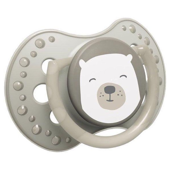 LOVI Buddy Bear Dudlík symetrický dynamický silikonový 0–2 m 2 ks