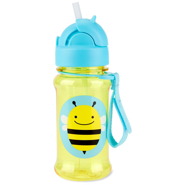 SKIP HOP Zoo tritan láhev s brčkem Včelka 12 m+ 355 ml