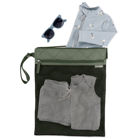 Skip Hop Grab & Go nepromokavé pouzdro Dark sage