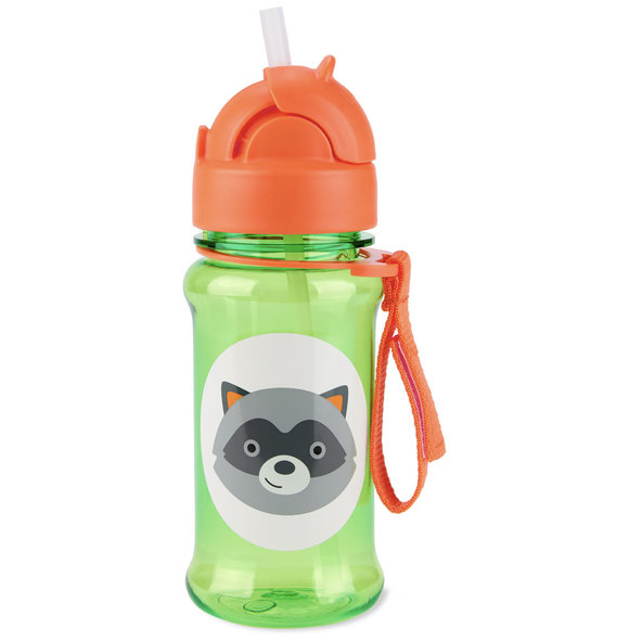 SKIP HOP Zoo tritan láhev s brčkem Mýval 12 m+ 355 ml
