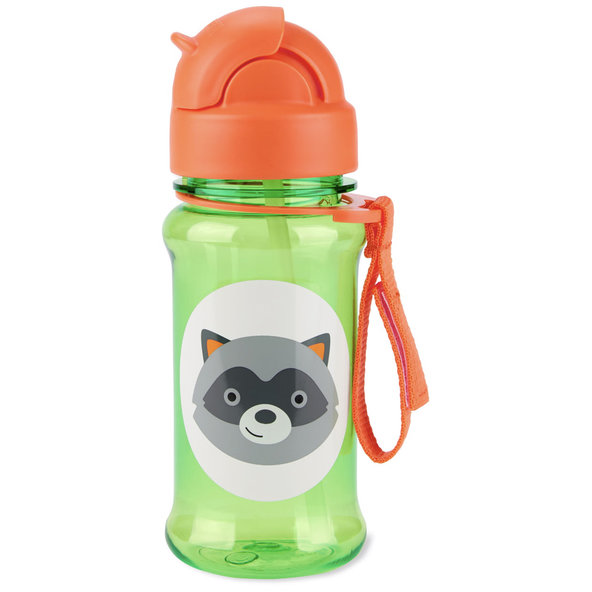 SKIP HOP Zoo tritan láhev s brčkem Mýval 12 m+ 355 ml