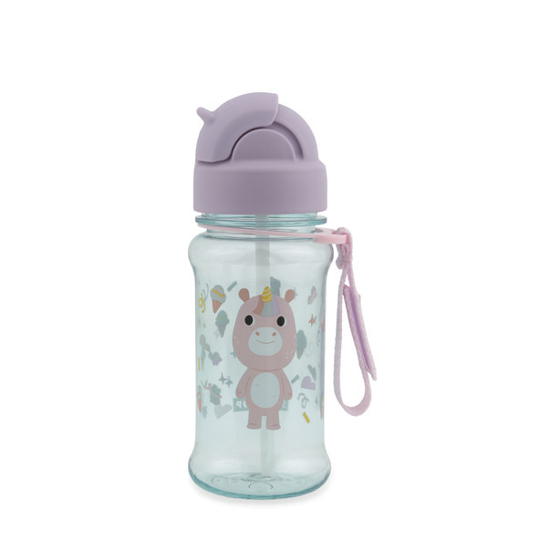 Skip Hop Besties Squad dětská láhev s brčkem jednorožec 355 ml