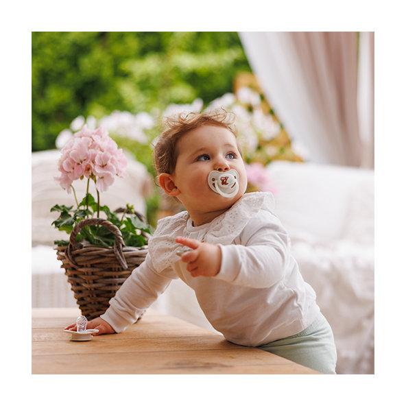 Babyono silikonové anatomické dudlíky 6–18 m 2 ks