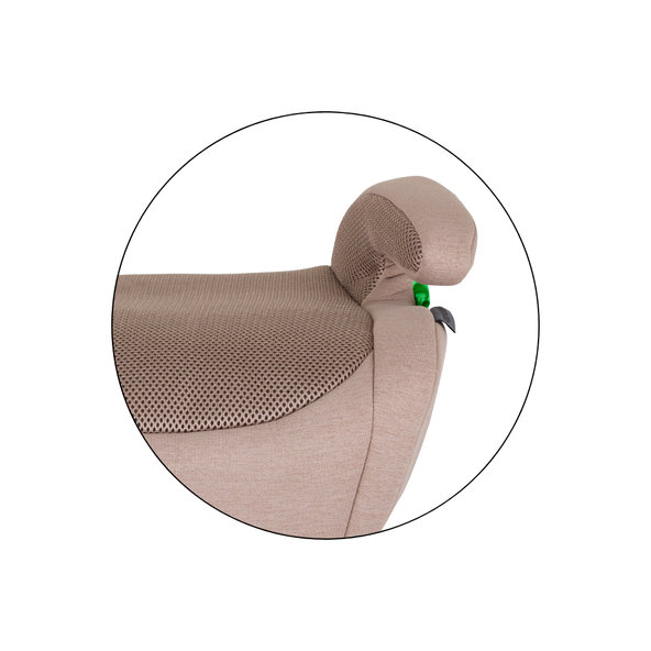 PETITE&MARS Podsedák Optimus Pro i-Size Air Tan Brown 125–150 cm