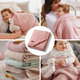 Babyono deka z přírodní bavlny 0 m+ 75×100 cm růžová