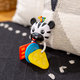 BABY EINSTEIN Kousátko s chrastítkem zebra Zen™ Shake-a-Shape 0m+