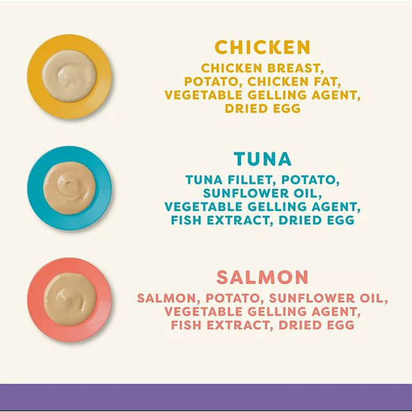 Applaws Cat Treat Variety Selection Puree pamlsek 8 × 15 g