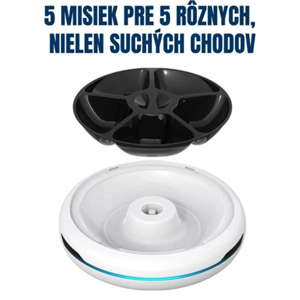 BOT automatický dávkovač krmiva pro zvířata 5 porcí černý