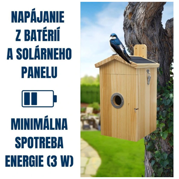 BOT inteligentní ptačí budka s Wi-Fi kamerou Tuya BH2