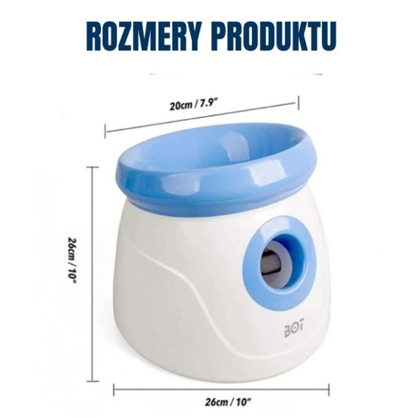 BOT automatický vrhač míčků pro psy L2 modrý