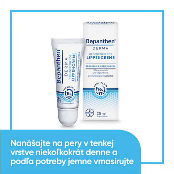 Bepanthen DERMA krém na rty s panthenolem 7,5 ml