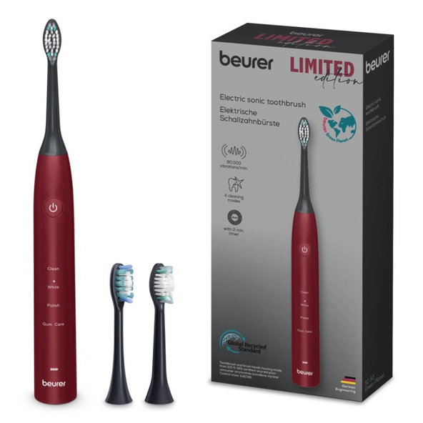Beurer sonický zubní kartáček SC30 Green Planet Ripe Cherry