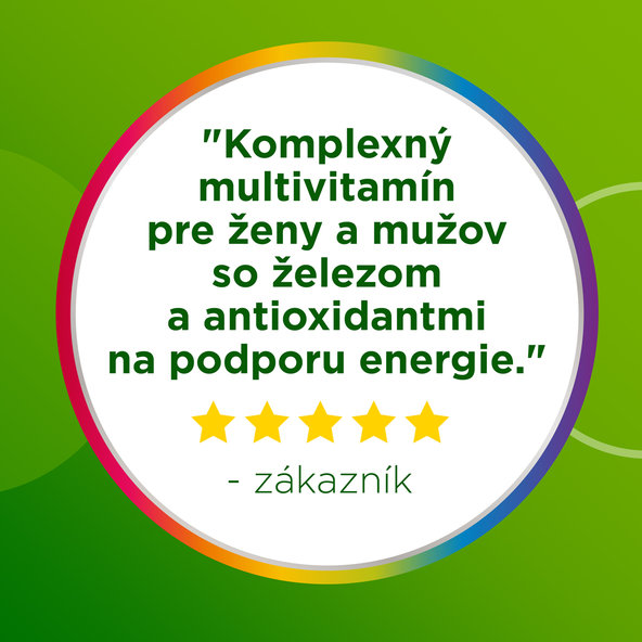 Centrum A až Železo multivitamín bez lepku 100 tablet