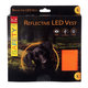 Dog Fantasy nabíjecí LED reflexní vesta pro psy L