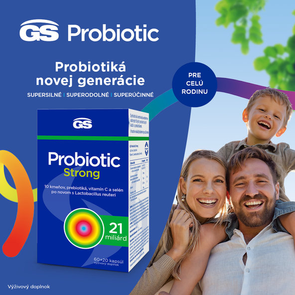 GS Probiotic Strong 30+10 kapslí