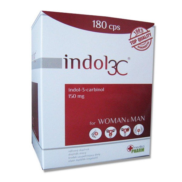 Indol3C tříměsíční kúra 180 kapslí