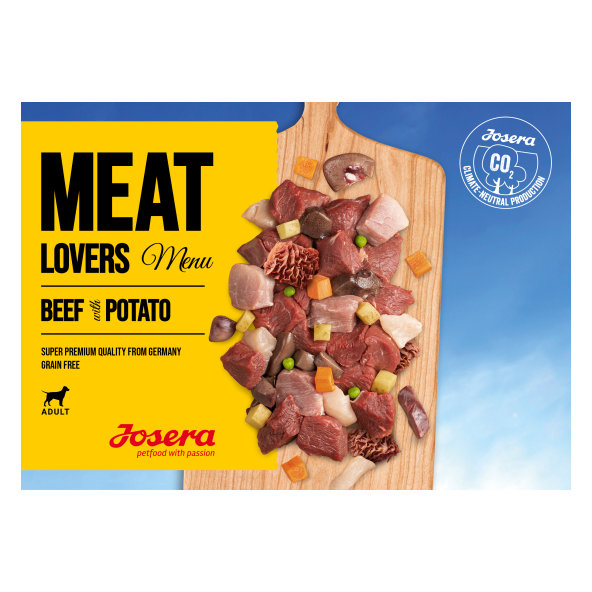 Josera konzerva pro psy Meat Lovers hovězí s brambory 800 g