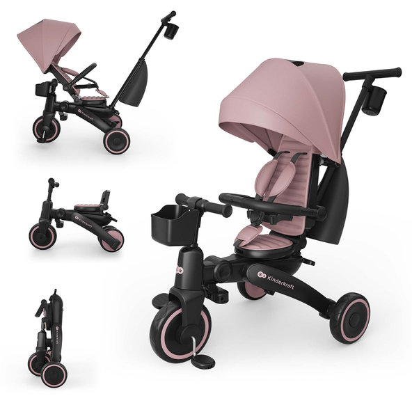 Kinderkraft trojkolka Jazz 3 Pink 9m+
