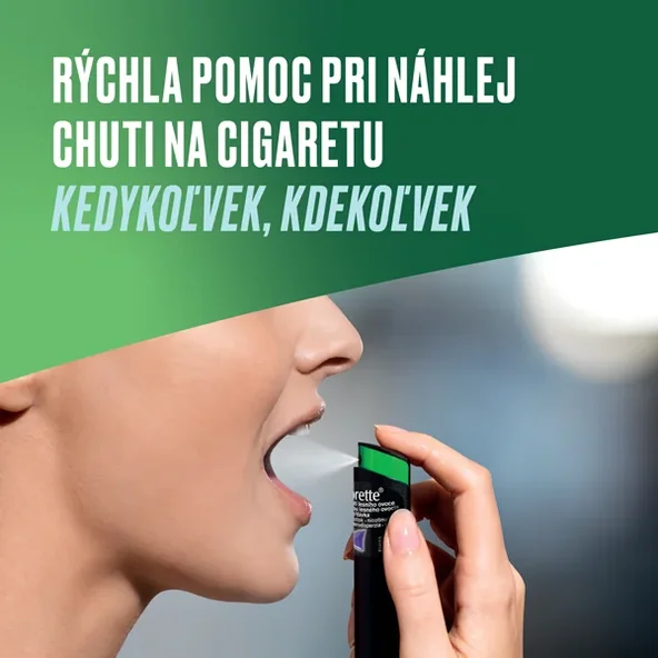 Nicorette spray proti kouření máta 13,2 ml 2 ks