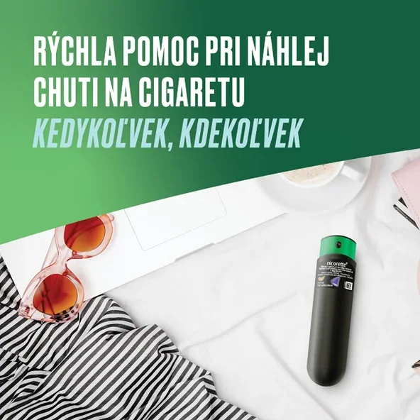 Nicorette spray proti kouření máta 13,2 ml 2 ks