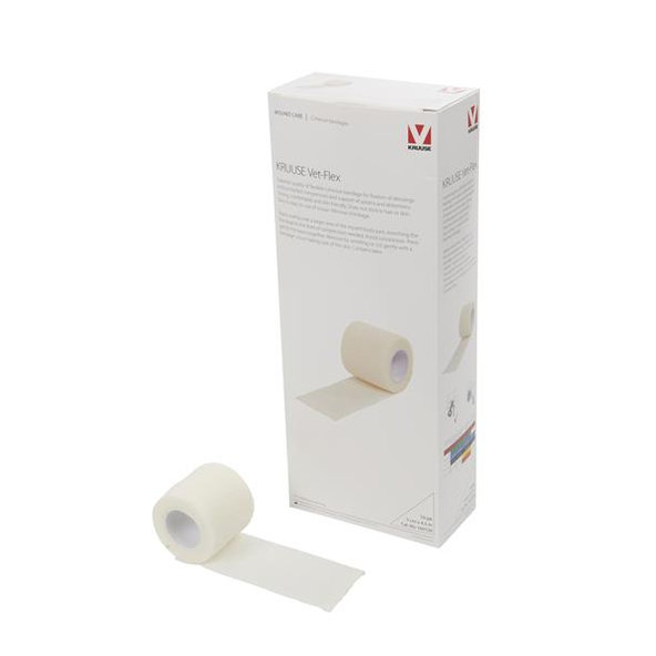 KRUUSE Vet-Flex bandáž 5 cm × 4,5 m 10 ks