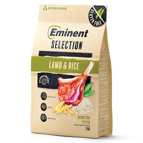 Eminent Dog Selection Sensitive jehněčí & rýže 2 kg