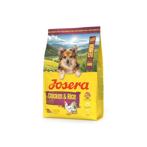 Josera krmivo pro psy Mini Senior kuře a rýže 3 kg