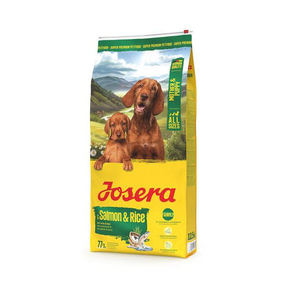 Josera krmivo pro psy Mother&Puppy losos a rýže 12,5 kg