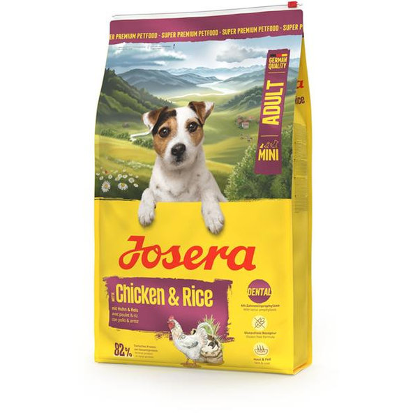 Josera krmivo pro psy Mini Adult kuře a rýže 10 kg