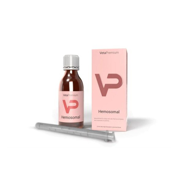 VetaPro Hemosomal na podporu léčby anémie pro psy a kočky 120 ml