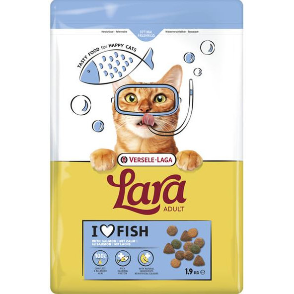 Versele Laga Lara Premium Cat Adult Salmon granule s lososem pro dospělé kočky 1,9 kg