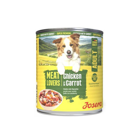 Josera Meat Lovers Chicken with Carrot konzerva pro psy s kuřecím a mrkví 400 g