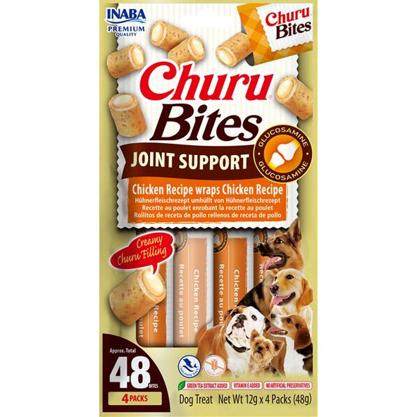 Inaba Churu Bites Joint Chicken pamlsky pro psy 4×12 g