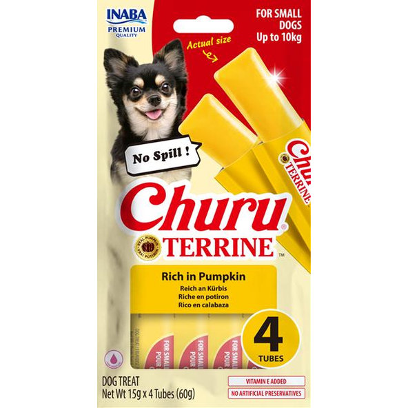 Inaba Churu Terrine Pumpkin pamlsek pro psy 4×15 g