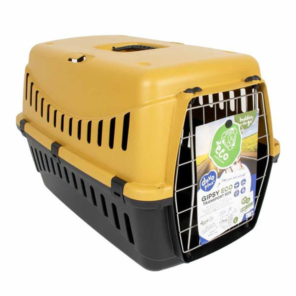 Gipsy ECO přepravní box pro kočky L s kovovými dvířky do 8 kg 58 × 38 × 38 cm