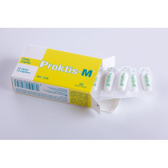 Proktis-M rektální čípky 10 ks